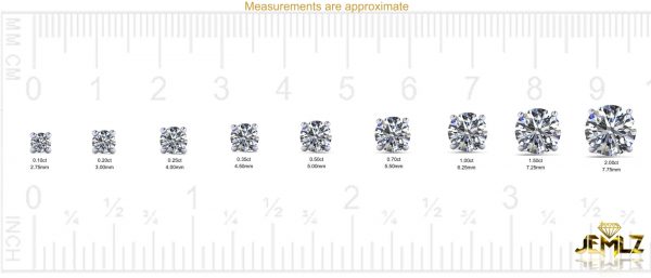 Jemlz-Diamond Size Ruler